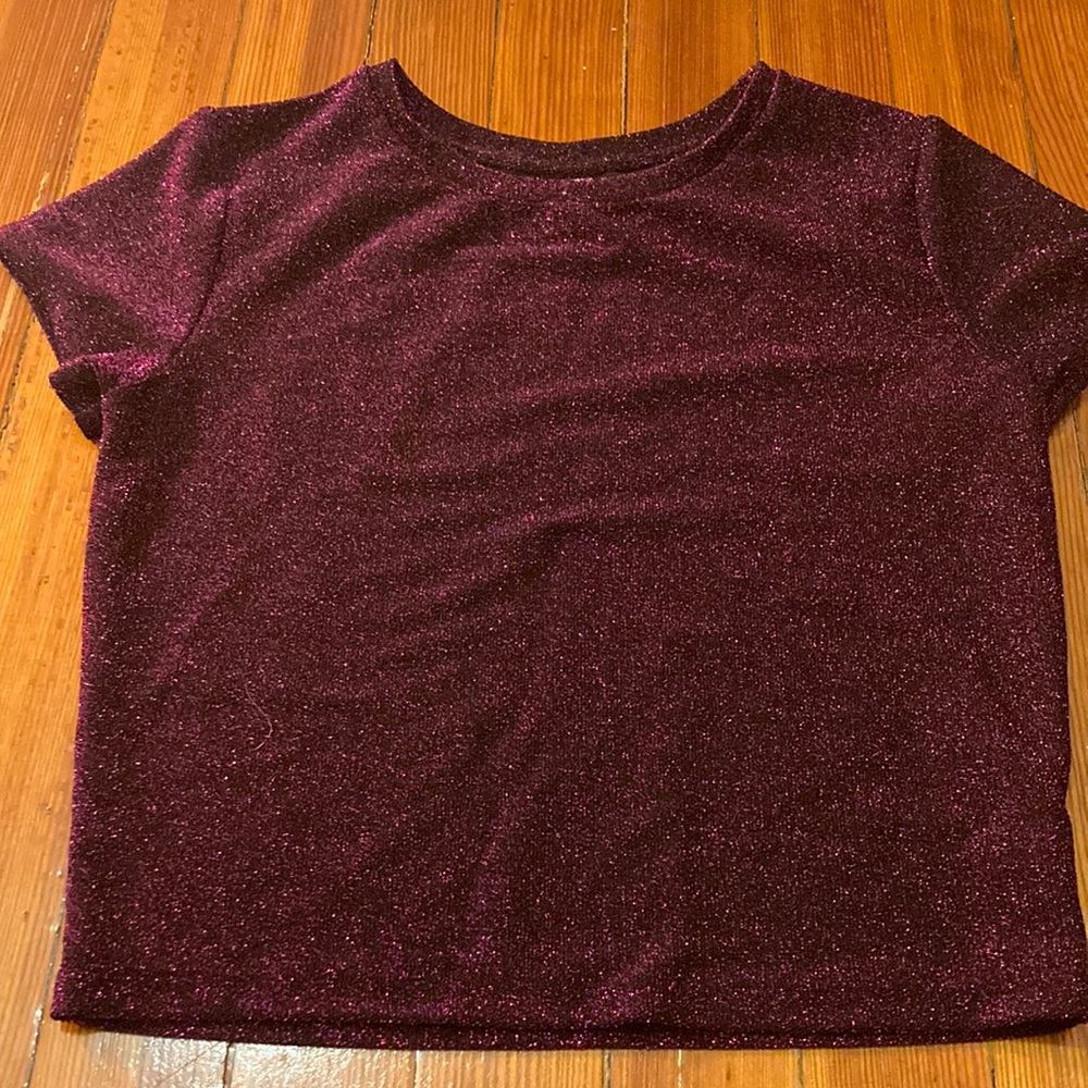 Shimmer crop top